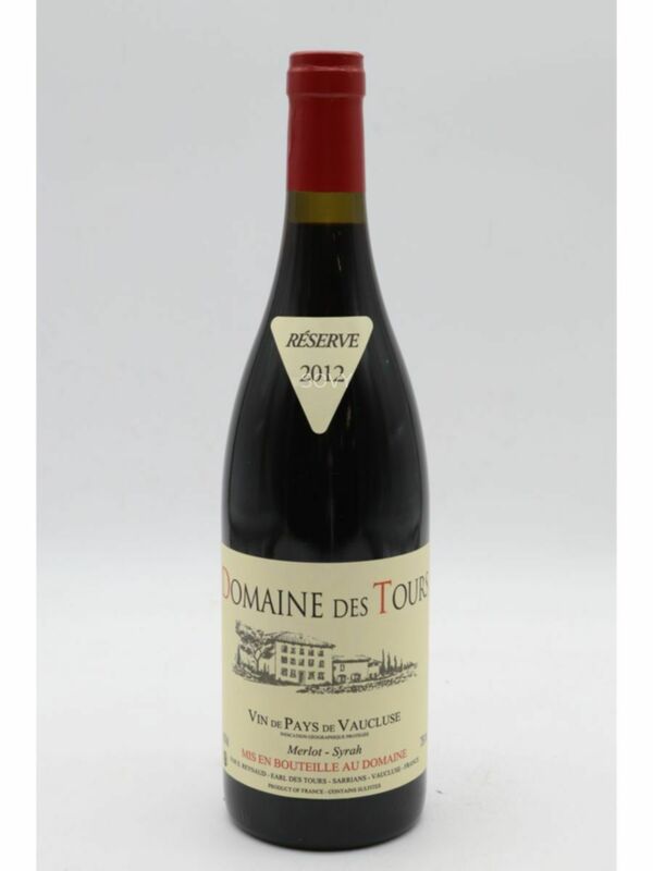 Rayas Domaine Des Tours Vaucluse Merlot-syrah Reserve, 2012