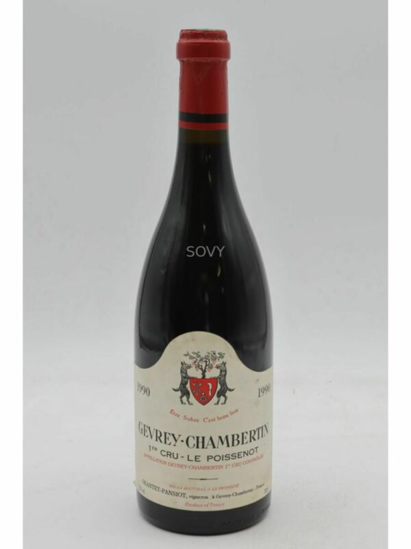 Geantet Pansiot Gevrey Chambertin Le Poissenot 1er Cru, 1990