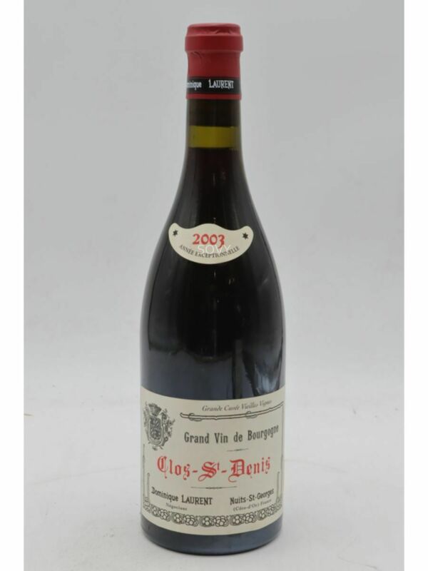 Dominique Laurent Clos Saint Denis Vieilles Vignes, 2003
