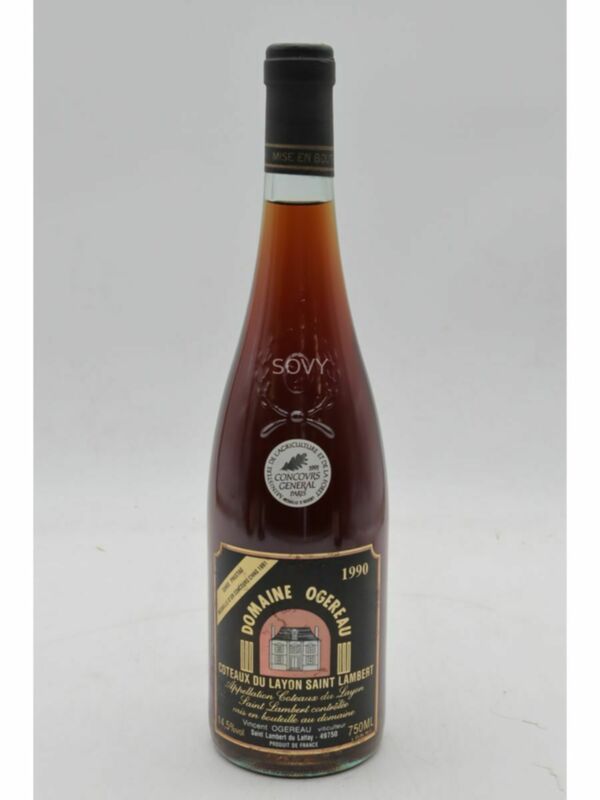 Ogereau Coteaux Du Layon Saint Lambert Cuvee Prestige, 1990