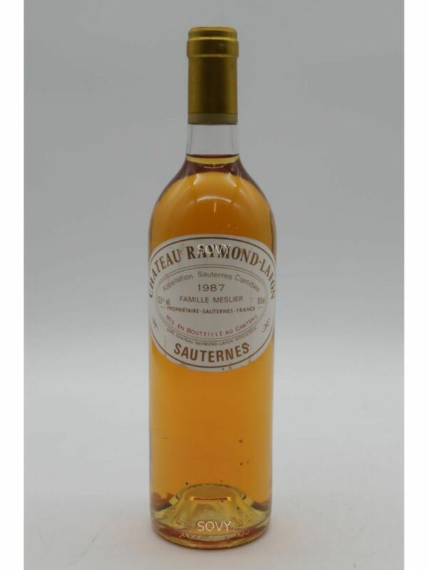 Chateau Raymond Lafon, 1987