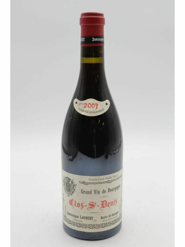 Dominique Laurent Clos Saint Denis Vieilles Vignes Grand Cru, 2003