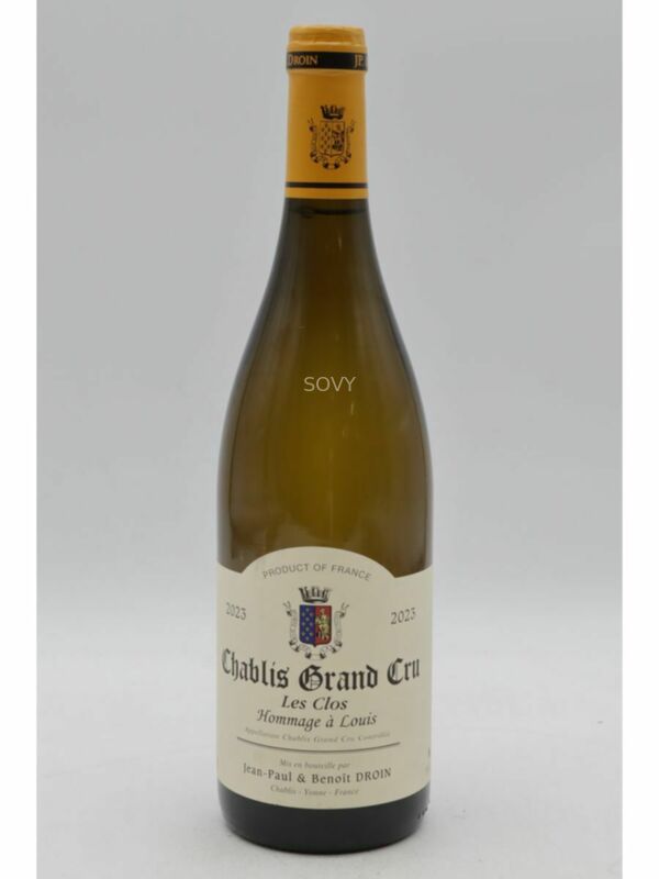 Jean-paul Droin Hommage À Louis Chablis Grand Cru, 2023