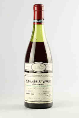 De La Romanee Conti Romanee Saint Vivant Grand Cru 1982