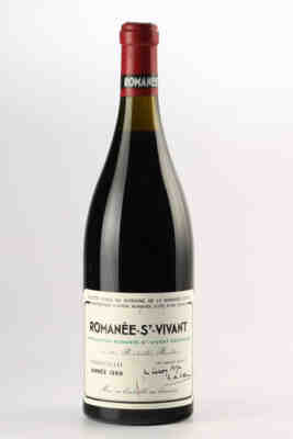 De La Romanee Conti Romanee Saint Vivant Grand Cru 1989