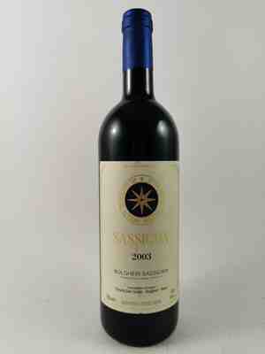 Tenuta San Guido Sassicaia 2003