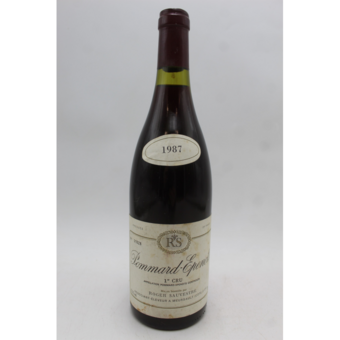 Roger Sauvestre Pommard Epenots  1er Cru 1987