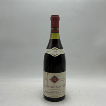 Remoissenet Pere & Fils Clos Des Chenes Volnay 1er Cru 1978