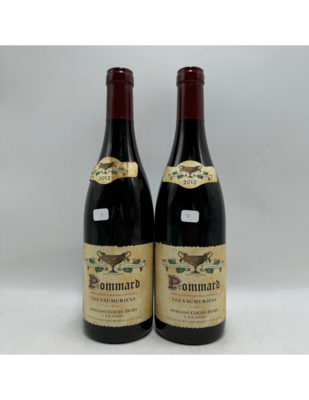 Coche Dury Pommard Les Vaumuriens 2012