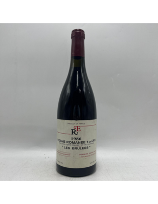 Rene Engel Vosne Romanee Aux Brulees 1er Cru 1986