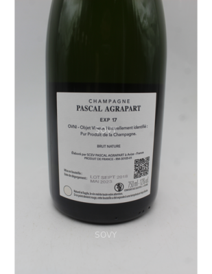 Agrapart , Experience 17 Brut Nature Blanc De Blancs , 2017