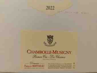 Francois Bertheau Chambolle Musigny Les Charmes 1er Cru 2022