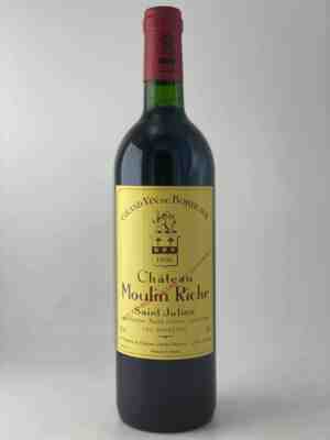 Chateau Leoville Poyferre Chateau Moulin Riche 1996