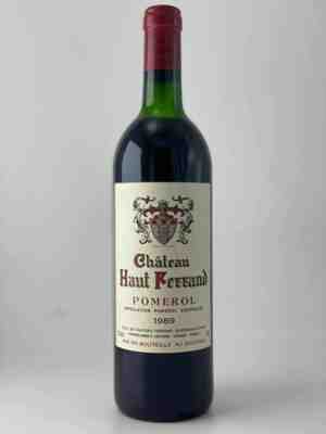 Chateau Haut Ferrand 1989