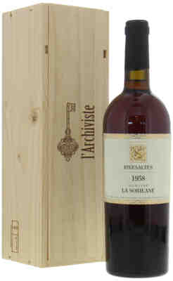 Domaine La Sobilane Rivesaltes 1958