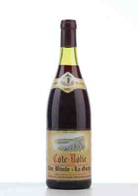 Dervieux Thaize Cote Rotie Cote Blonde La Garde Cuvee Reservee 1985