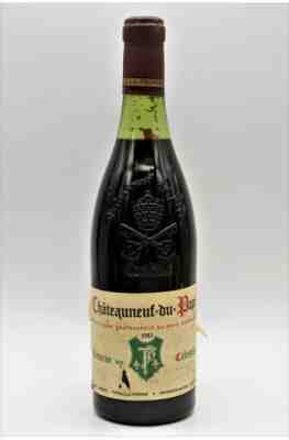 Henri Bonneau Chateauneuf Du Pape Reserve Des Celestins 1983