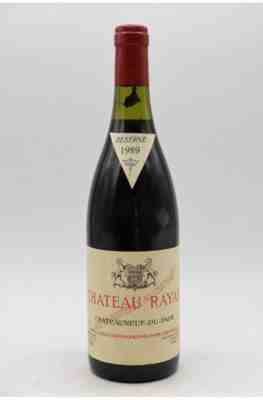 Rayas  Chateauneuf Du Pape Reserve 1989