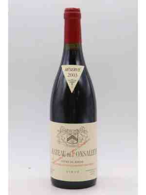 Rayas Chateau De Fonsalette Reserve Syrah 2003