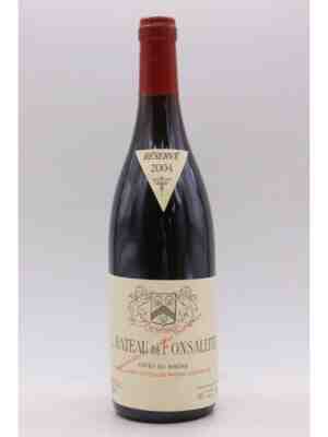 Rayas Chateau De Fonsalette Reserve 2004