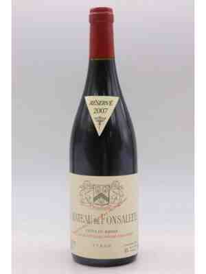 Rayas Chateau De Fonsalette Reserve Syrah 2007