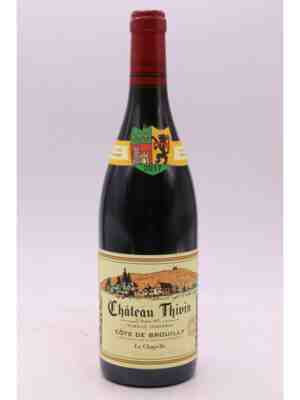 Thivin Cote De Brouilly Cuvee La Chapelle 2017