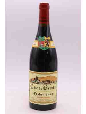 Chateau Thivin Cote De Brouilly Cuvee Godefroy 2016
