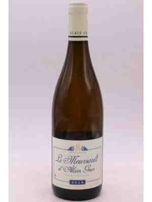 Alain Gras , Meursault Les Tillets , 2019