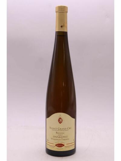Agathe Bursin , Alsace Grand Cru Riesling Zinnkoepfle Vendanges Tardives , 2007