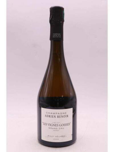 Adrien Renoir , Verzy Grand Cru Lieu Dit Les Vignes Goisses , 2020