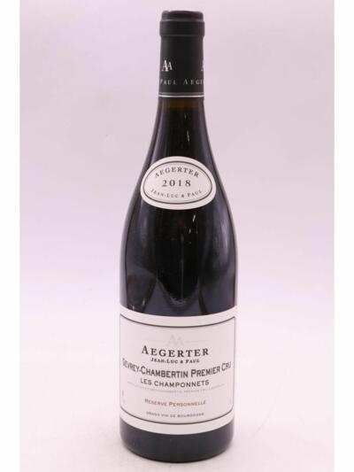 Aegerter , Gevrey Chambertin 1er Cru Les Champonnets , 2018