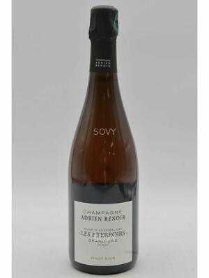 Adrien Renoir , Les 2 Terroirs Grand Cru Extra Brut Rose , N.V.
